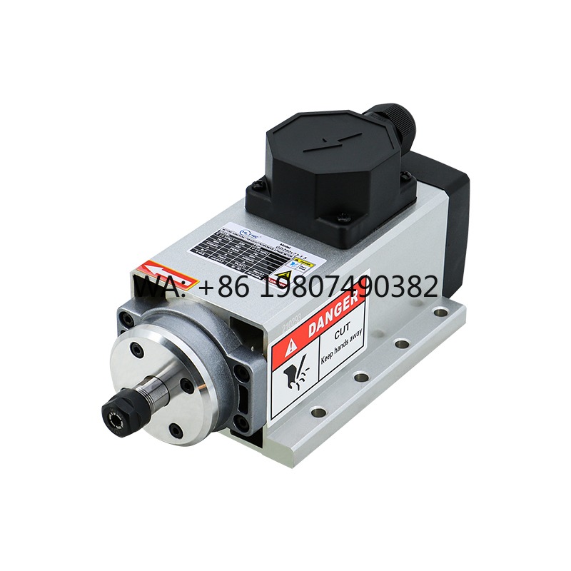 Er20 Collet Chuck Spindle Motor 220V - High Speed 1.5KW 2HP Air Cooling