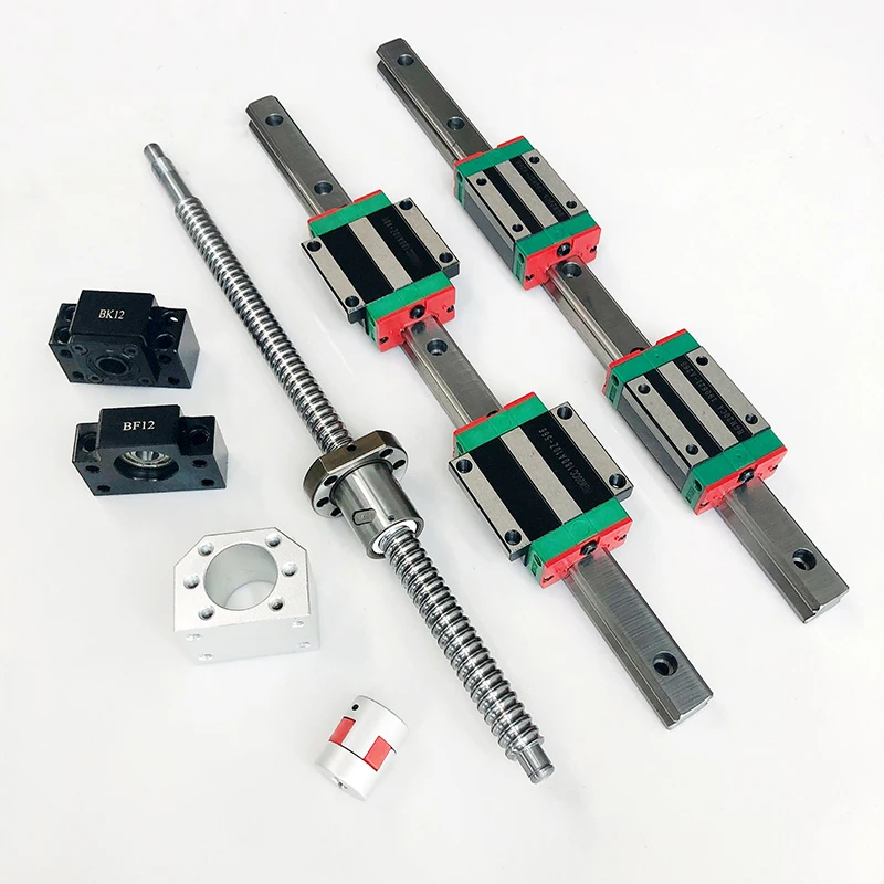 2 set HGR20 HGR15 Linear Guide - đánh giá và giá Hgr20 Linear Guide Rail Ballscrew Set
