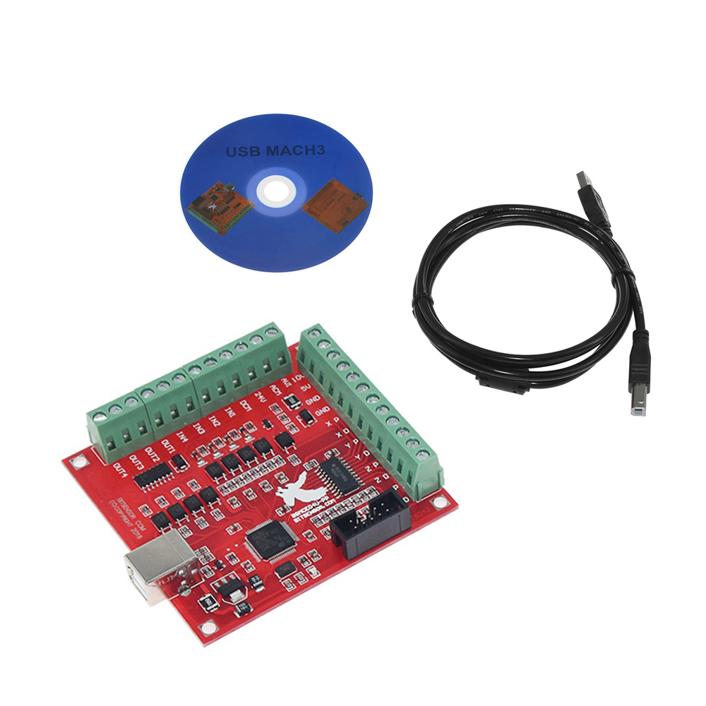 CNC USB Mach3 100Khz Breakout  - đánh giá và giá Mach3 Usb Cnc Controller 4 Axis 100Khz
