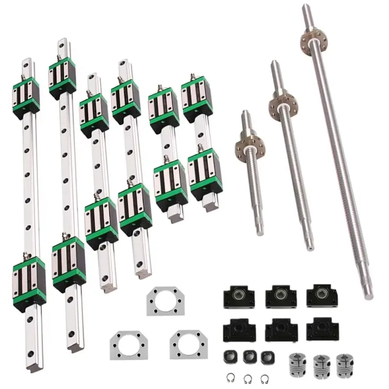 6 Sets HGR20 Linear Guide Rail - đánh giá và giá Hgr20 Linear Guide Rail Ballscrew Set