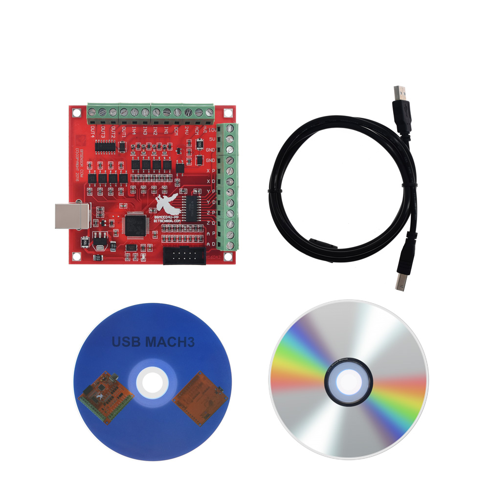 MACH3 CNC USB 100Khz Breakout  - đánh giá và giá Mach3 Usb Cnc Controller 4 Axis 100Khz