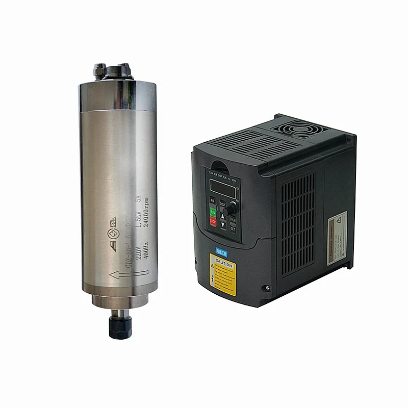 LY 220V 1.5KW 2.2KW VFD Water  - đánh giá và giá 2.2Kw Water Cooled Spindle Kit Vfd