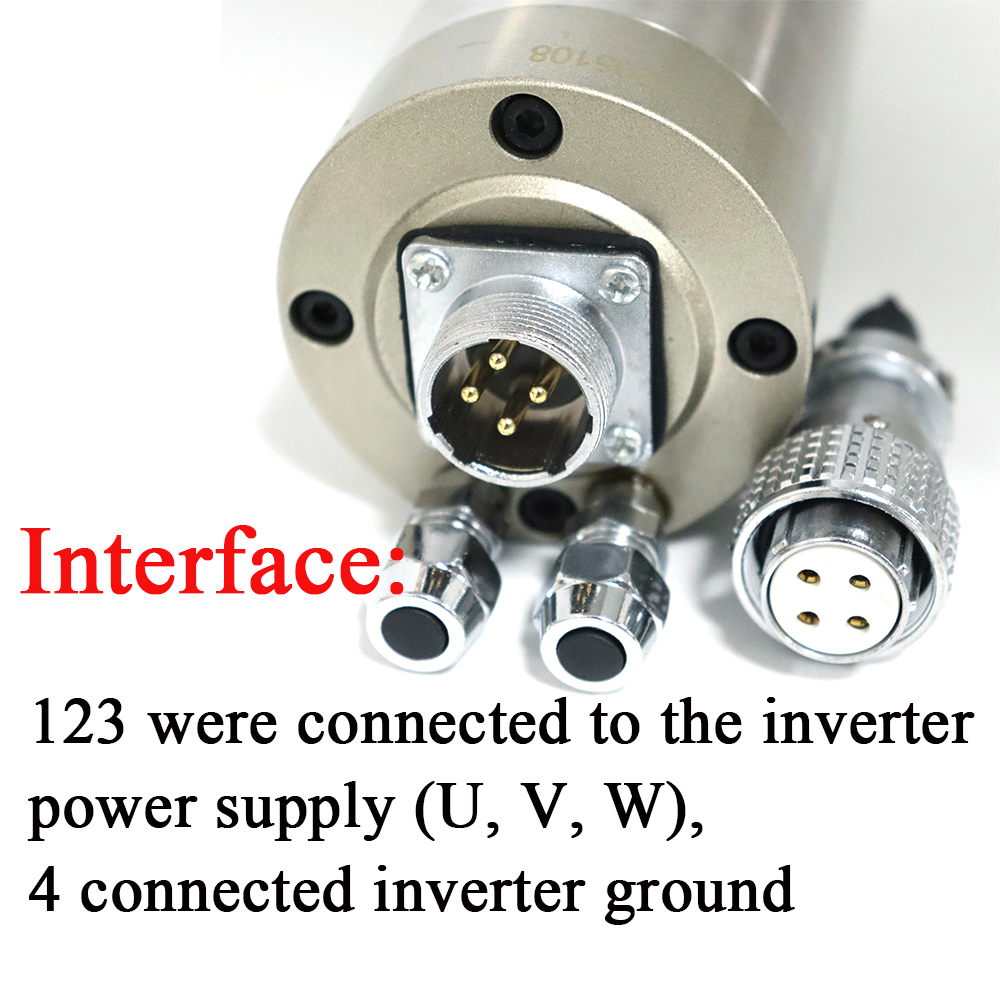 Waterproof Water Cooled CNC sp - đánh giá và giá 2.2Kw Water Cooled Spindle Kit Vfd