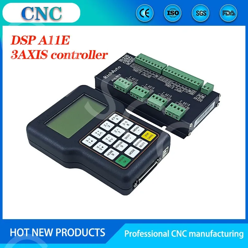 RichAuto DSP A11E 3-axis contr - đánh giá và giá Richauto A11 Dsp Controller 3 Axis