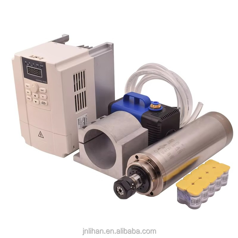 2.2KW 220V Water Cooled Machin - đánh giá và giá 2.2Kw Water Cooled Spindle Kit Vfd