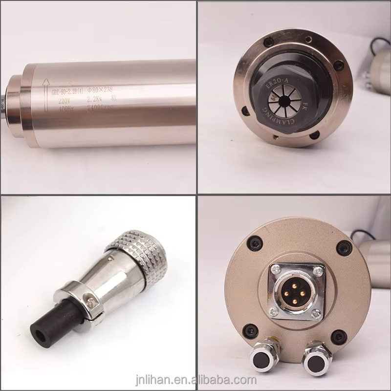 2.2KW 220V Water Cooled Machin - đánh giá và giá 2.2Kw Water Cooled Spindle Kit Vfd