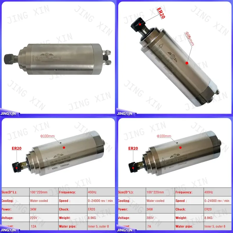 custom for CNC Spindle Motor 2 - đánh giá và giá Er20 Collet Chuck Spindle Motor 220V